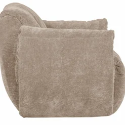 Draaifauteuil BAGGY 3D Chenille - Zand - Loft24.nl