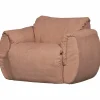 Draaifauteuil BAGGY Gewoven Chinille - Oud Roze - Loft24.nl