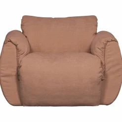 Draaifauteuil BAGGY Gewoven Chinille - Oud Roze - Loft24.nl