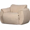 Draaifauteuil BAGGY Gewoven Chinille - Zand - Loft24.nl