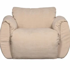 Draaifauteuil BAGGY Gewoven Chinille - Zand - Loft24.nl
