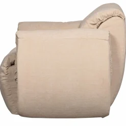 Draaifauteuil BAGGY Gewoven Chinille - Zand - Loft24.nl