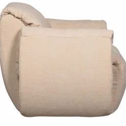 Draaifauteuil BAGGY Gewoven Chinille - Zand - Loft24.nl