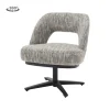 Draaifauteuil Caldes - Wit/grijs - Loft24.nl