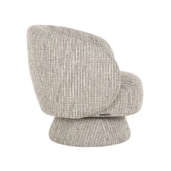 Draaifauteuil Cavallo Geweven stof - Beige - Loft24.nl