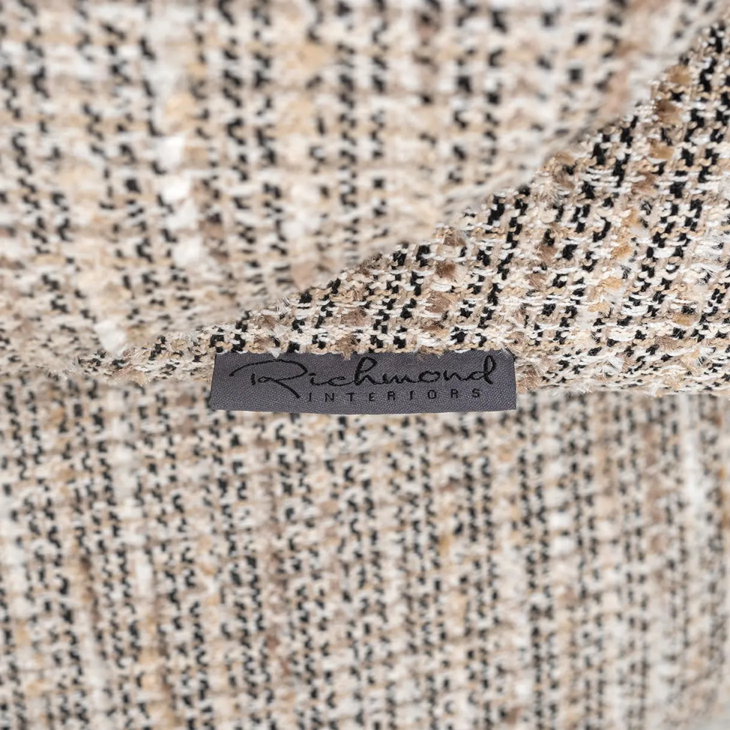 Draaifauteuil Cavallo Geweven stof - Beige - Loft24.nl