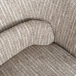 Draaifauteuil Cavallo Geweven stof - Beige - Loft24.nl