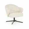 Draaifauteuil Connor - Beige - Loft24.nl