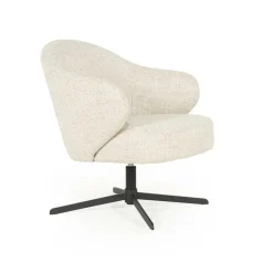 Draaifauteuil Connor - Beige - Loft24.nl