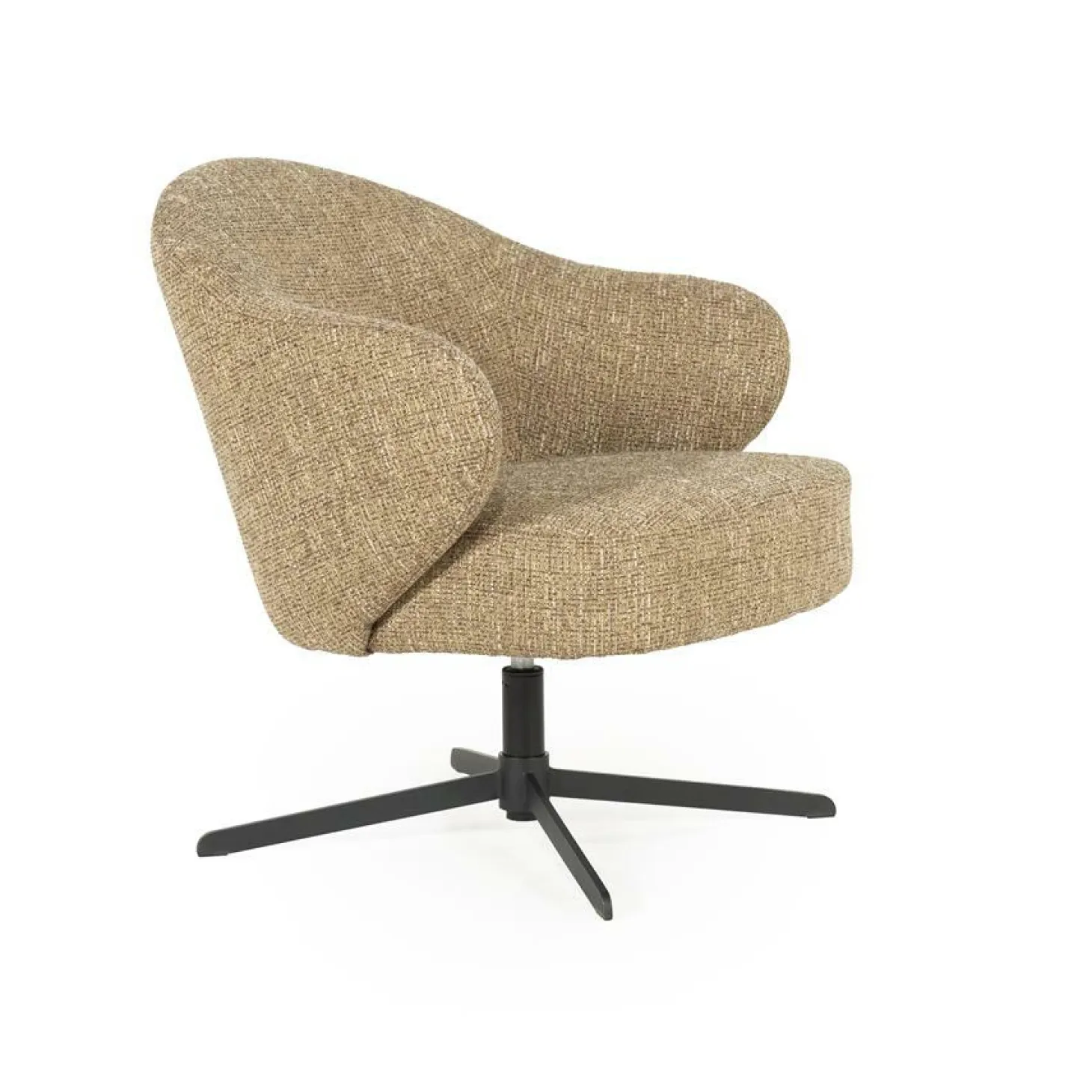 Draaifauteuil Connor - Mosterd - Loft24.nl