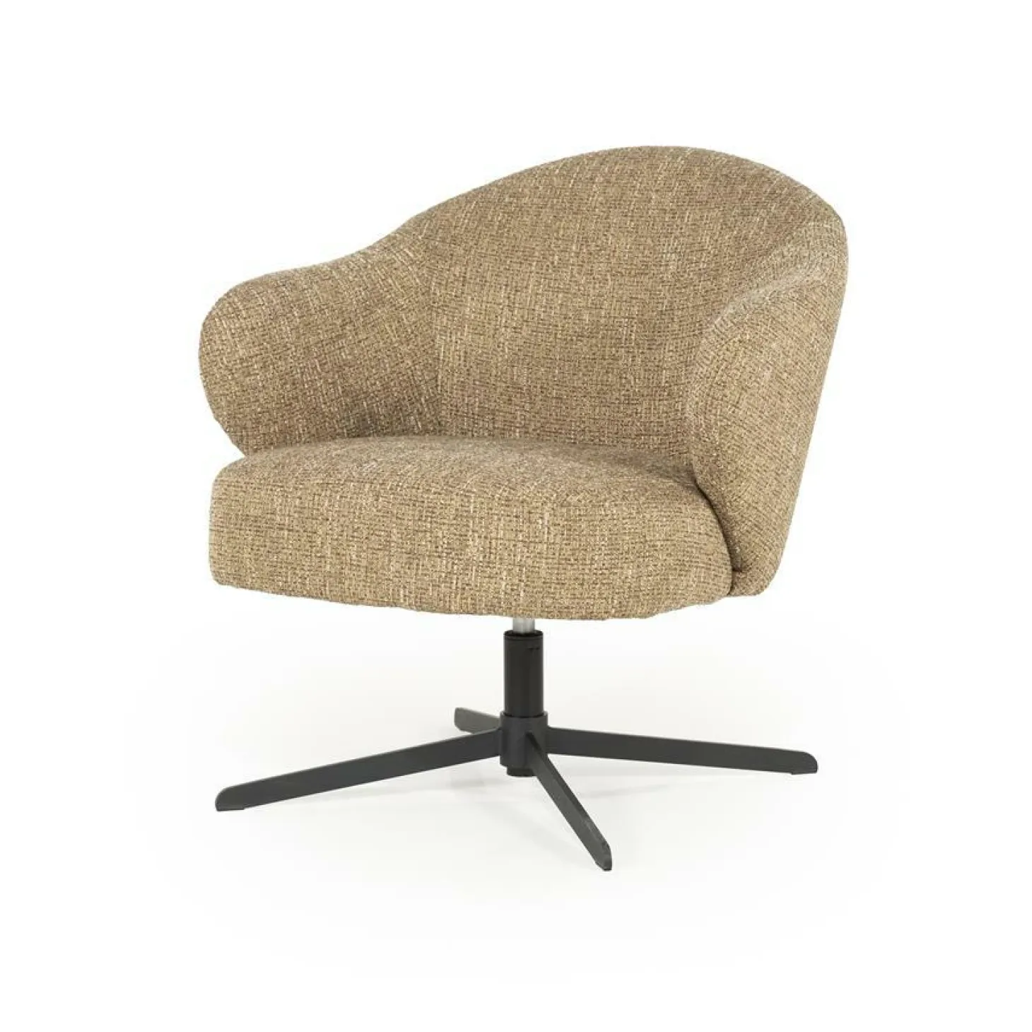 Draaifauteuil Connor - Mosterd - Loft24.nl