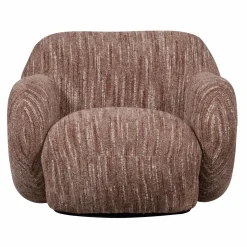 Draaifauteuil Folke Chenille - Oud Roze - Loft24.nl