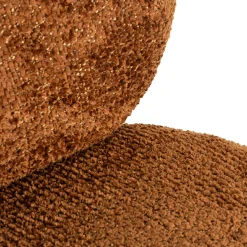 Draaifauteuil Jace Chenille - Cinnamon - Loft24.nl