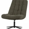 Draaifauteuil Job Teddy - Groen - Loft24.nl