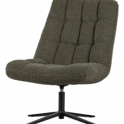 Draaifauteuil Job Teddy - Groen - Loft24.nl