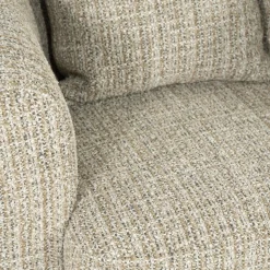 Draaifauteuil Jordan Grove Bouclé - Taupe - Loft24.nl