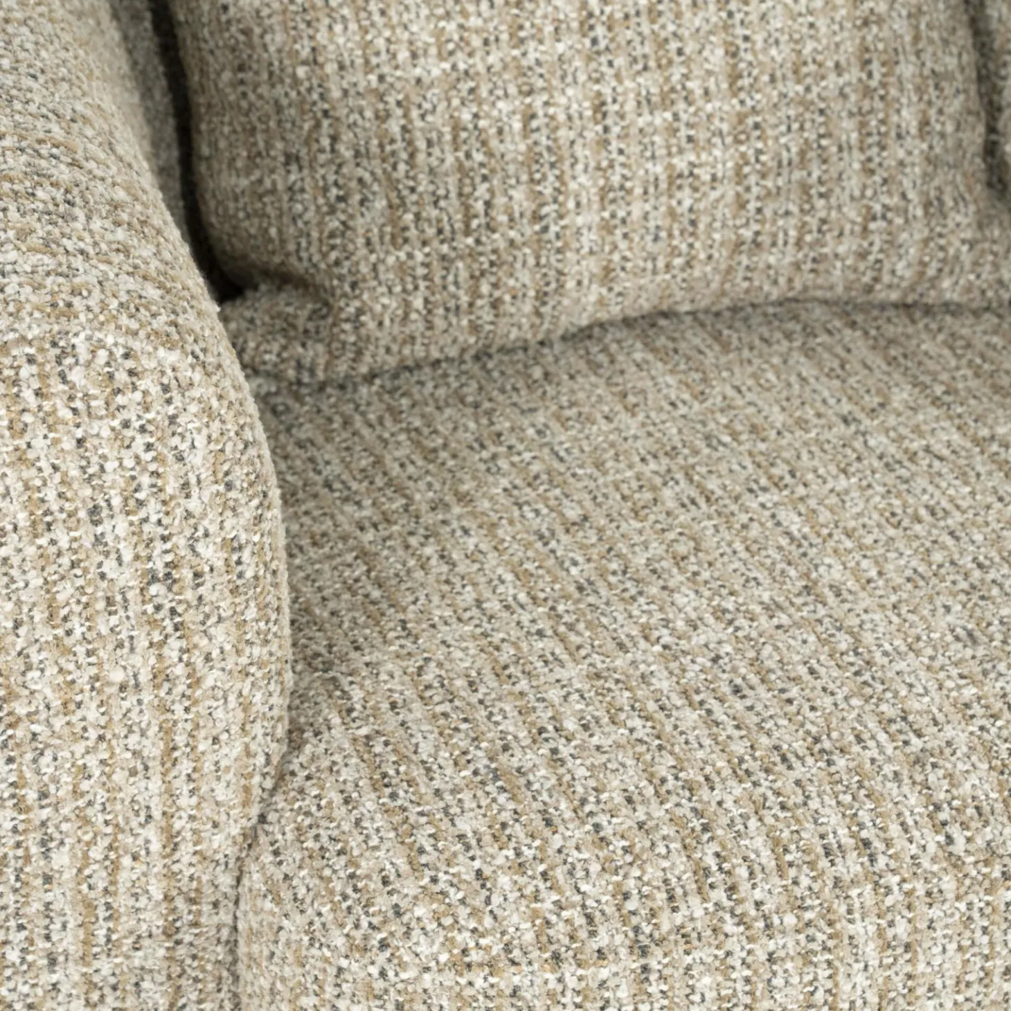 Draaifauteuil Jordan Grove Bouclé - Beige - Loft24.nl