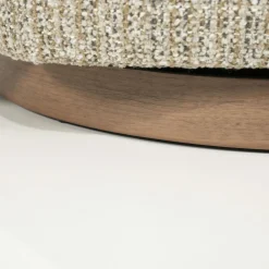 Draaifauteuil Jordan Grove Bouclé - Beige - Loft24.nl