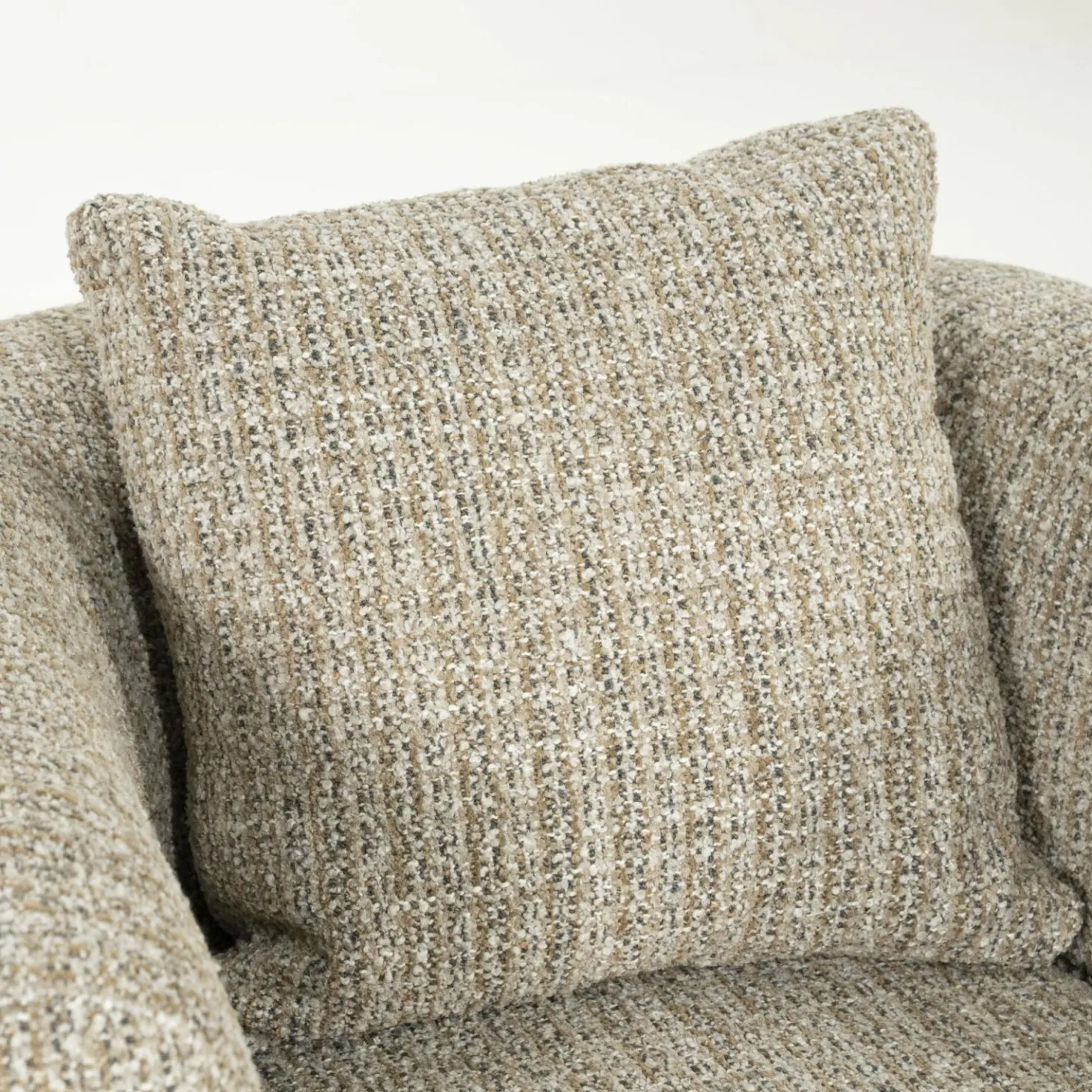Draaifauteuil Jordan Grove Bouclé - Beige - Loft24.nl
