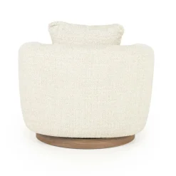 Draaifauteuil Jordan Grove Bouclé - Beige - Loft24.nl