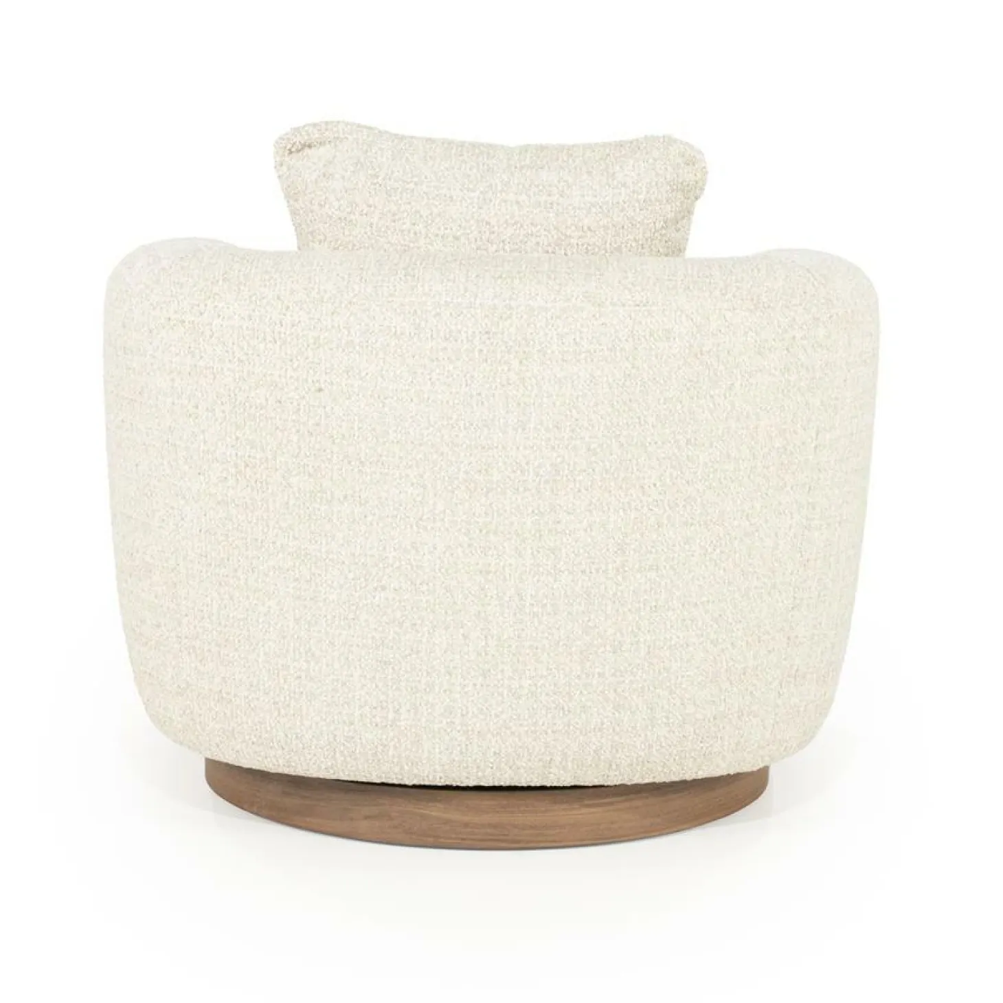 Draaifauteuil Jordan Grove Bouclé - Beige - Loft24.nl
