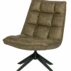 Draaifauteuil Jouke PU Leder - Groen - Loft24.nl