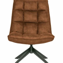 Draaifauteuil Jouke PU Leder - Cognac - Loft24.nl