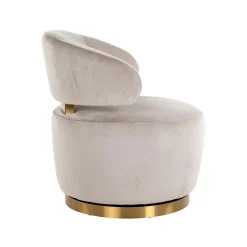 Draaifauteuil Maxime Velvet - Khaki - Loft24.nl