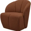Draaifauteuil Mojo Bouclé - Roest - Loft24.nl