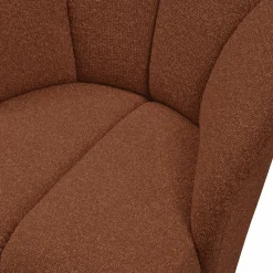 Draaifauteuil Mojo Bouclé - Roest - Loft24.nl