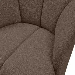 Draaifauteuil Mojo Bouclé - Bruin - Loft24.nl