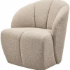 Draaifauteuil Mojo Bouclé - Beige - Loft24.nl