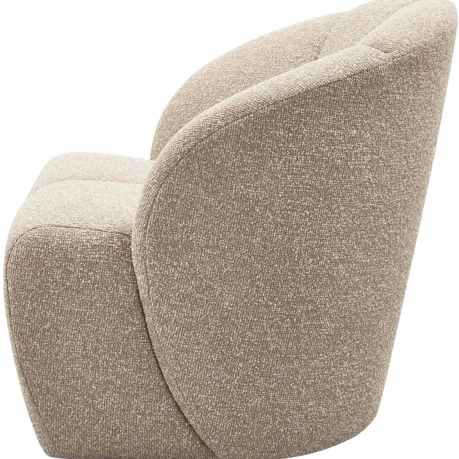 Draaifauteuil Mojo Bouclé - Beige - Loft24.nl