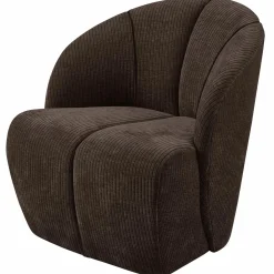 Draaifauteuil Mojo Geweven Rib - Bruin - Loft24.nl