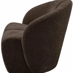 Draaifauteuil Mojo Geweven Rib - Bruin - Loft24.nl