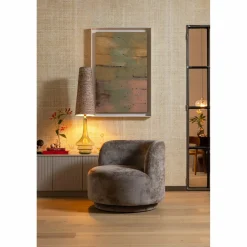 Draaifauteuil Popular Modulair Chenille - Taupe - Loft24.nl