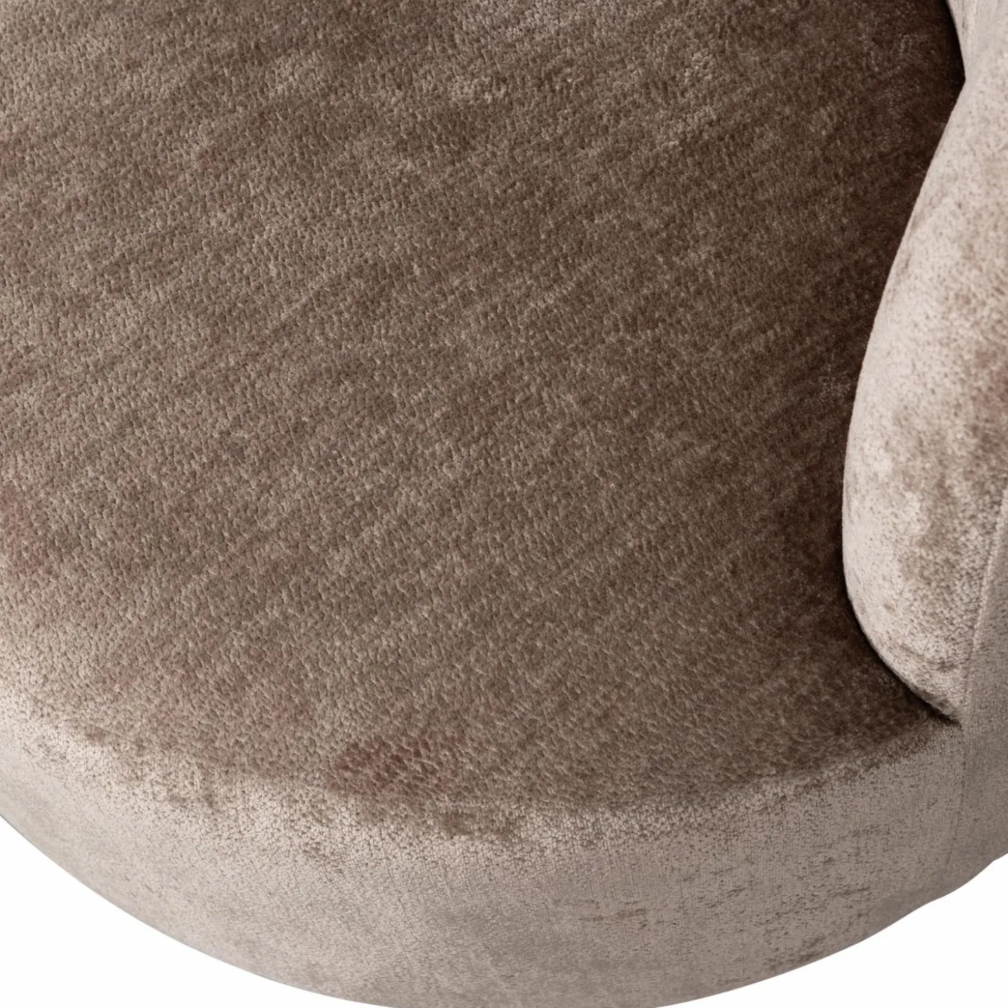 Draaifauteuil Popular Modulair Chenille - Taupe - Loft24.nl