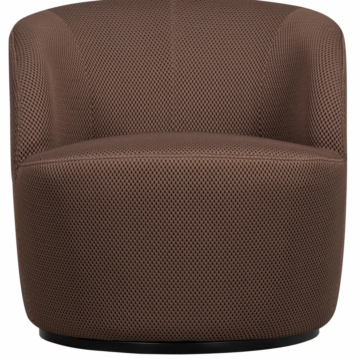 Draaifauteuil Serra Geweven - Espresso - Loft24.nl