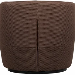 Draaifauteuil Serra Geweven - Espresso - Loft24.nl