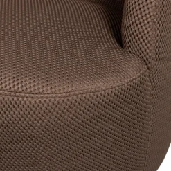 Draaifauteuil Serra Geweven - Espresso - Loft24.nl