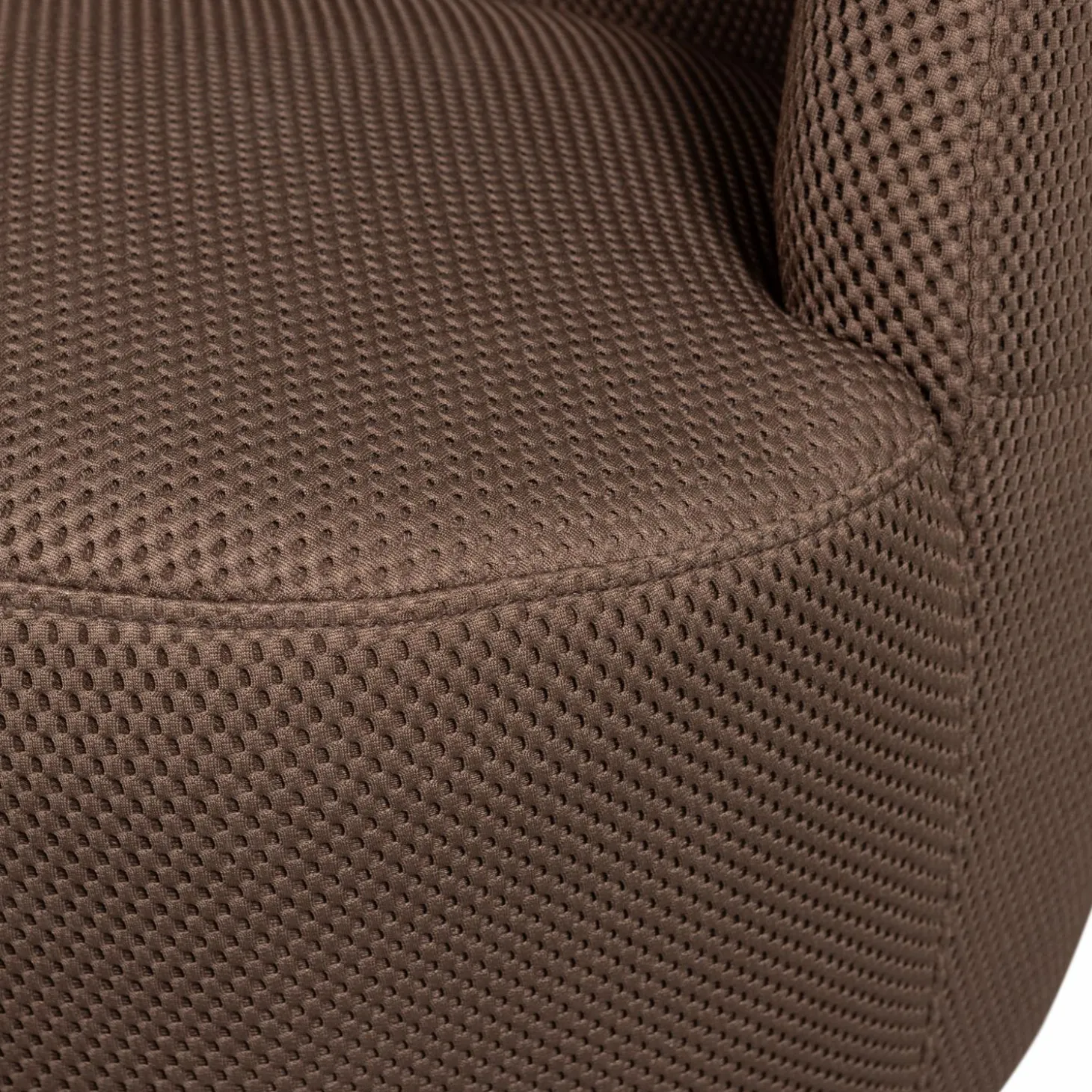 Draaifauteuil Serra Geweven - Espresso - Loft24.nl