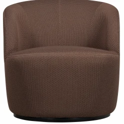 Draaifauteuil Serra Geweven - Espresso - Loft24.nl