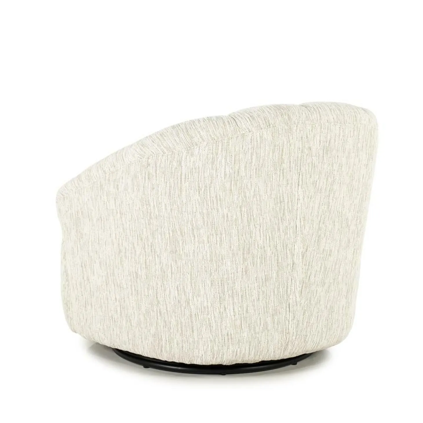 Draaifauteuil Sogno Geweven stof - Beige - Loft24.nl