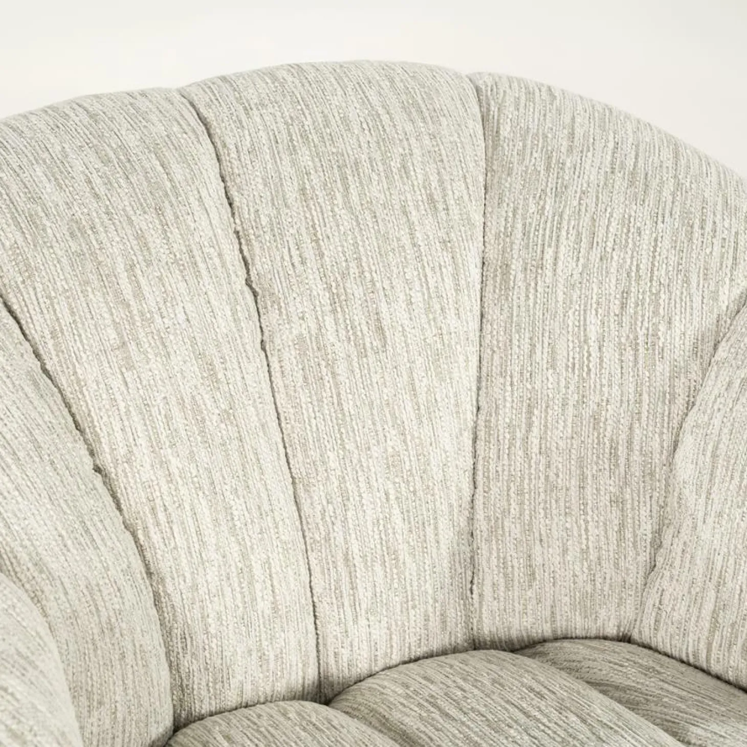 Draaifauteuil Sogno Geweven stof - Beige - Loft24.nl