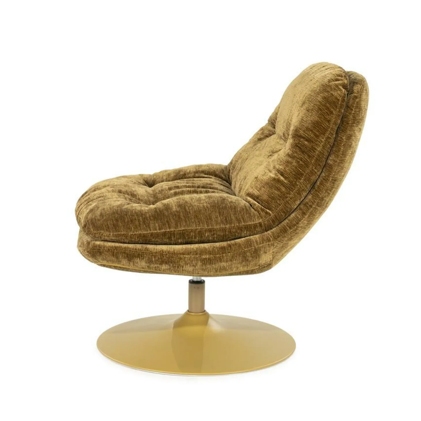 Draaifauteuil Tromba - Mosterd - Loft24.nl