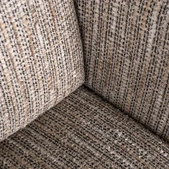 Draaifauteuil Turner Geweven stof - Beige - Loft24.nl