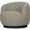 Draaifauteuil Woolly Bouclé - Naturel - Loft24.nl