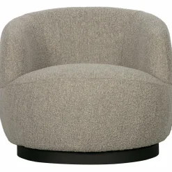 Draaifauteuil Woolly Bouclé - Naturel - Loft24.nl
