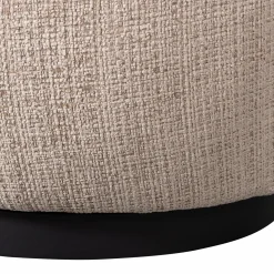 Draaifauteuil Woolly Chenille - Zand - Loft24.nl