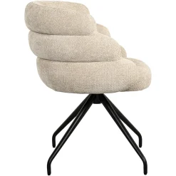 Draaistoel Kayla cream unicorn (Unicorn 11 cream) - Loft24.nl